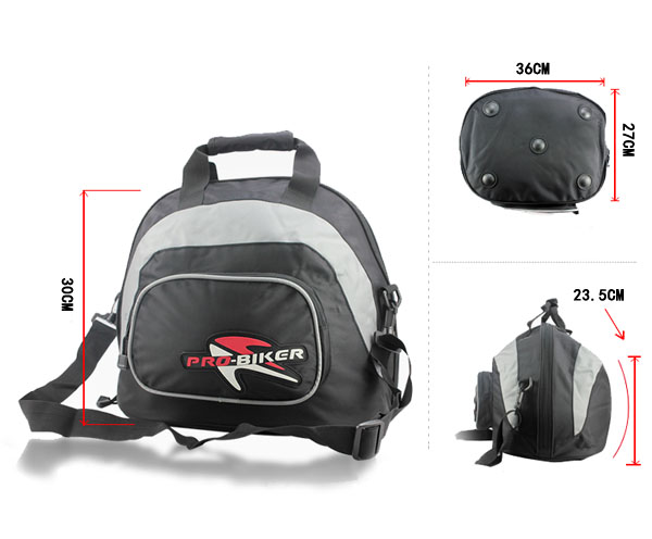 PRO-BIKER-Portable-Motorcycle-Full-Face-Helmet-Bag-Backpack-Black-Waterproof-911785