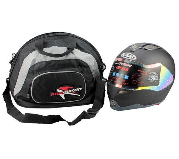 PRO-BIKER-Portable-Motorcycle-Full-Face-Helmet-Bag-Backpack-Black-Waterproof-911785