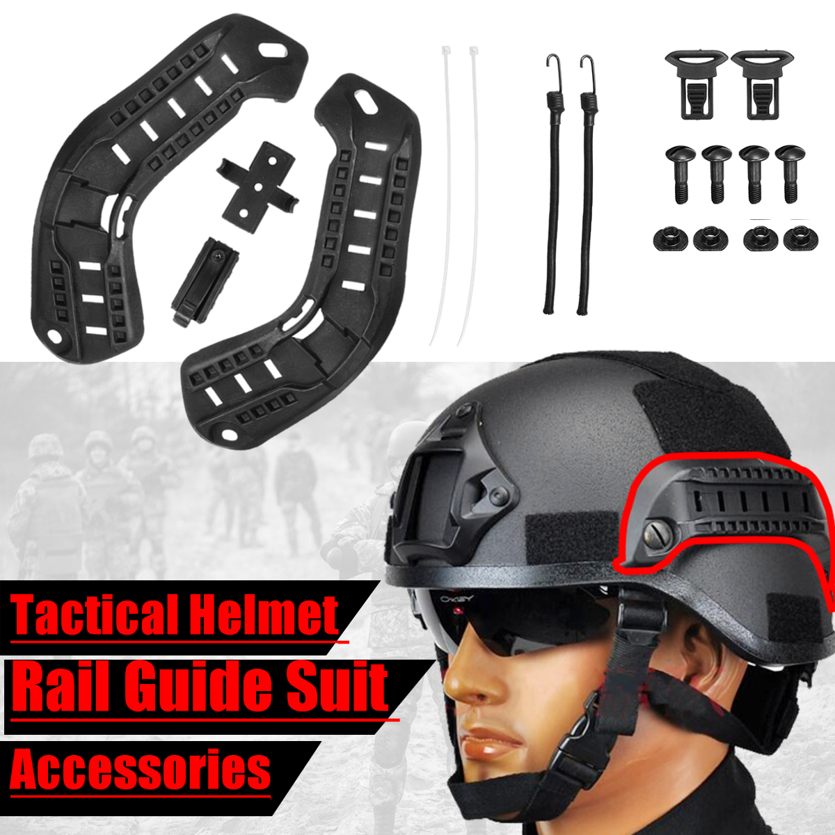 Tactical-Helmet-Guide-Side-Rail-Accessory-Mount-For-MICH-2000-Helmet-1636451