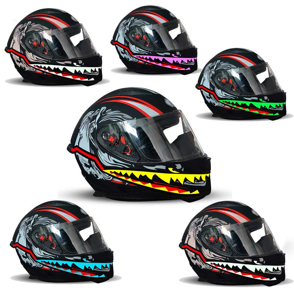 Waterproof-Motorcycle-Helmet-Shark-Mouth-Light-Strip-LED-Night-Signal-Lights-Luminous-Bar-Durable-Fl-1447543