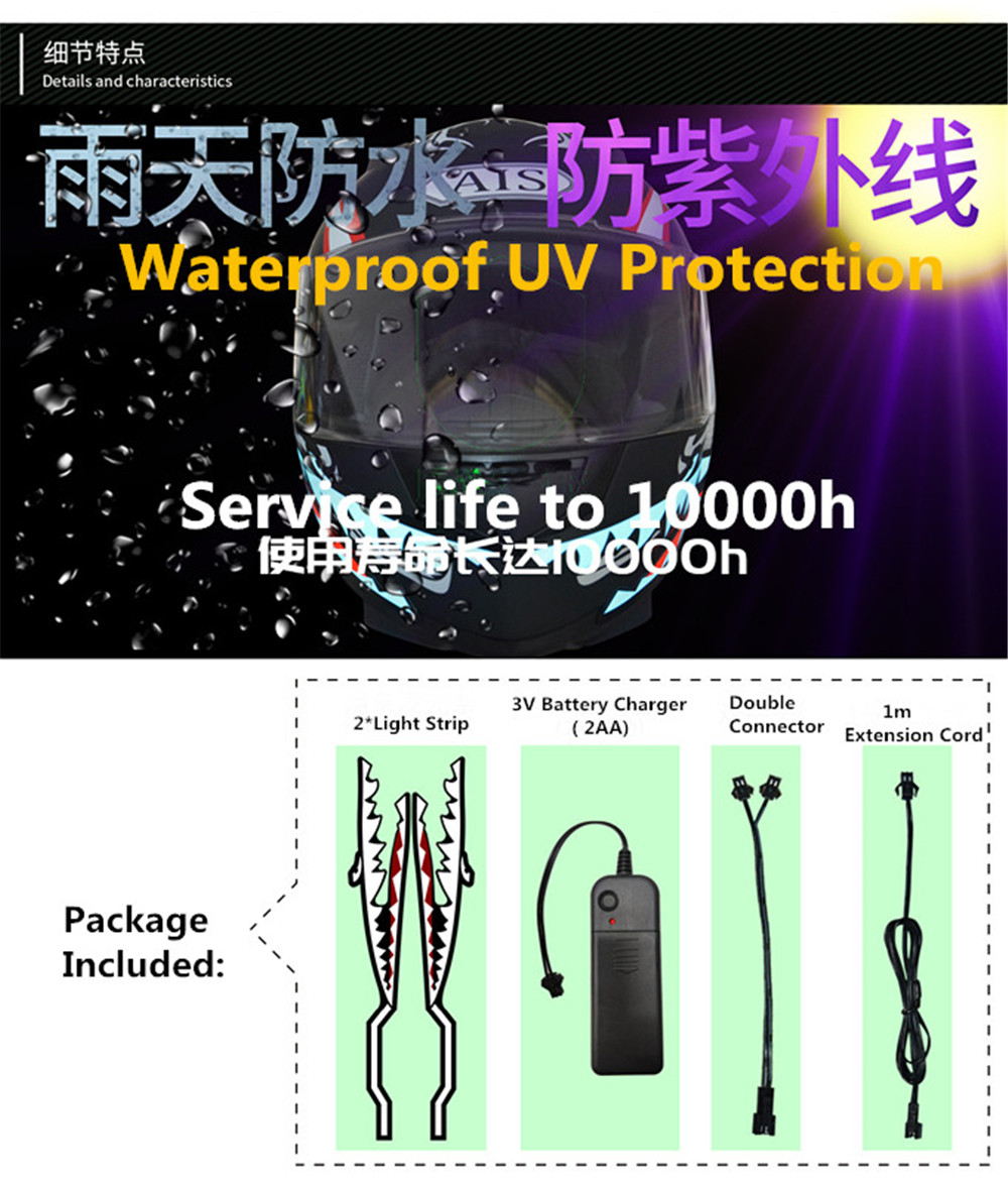 Waterproof-Motorcycle-Helmet-Shark-Mouth-Light-Strip-LED-Night-Signal-Lights-Luminous-Bar-Durable-Fl-1447543