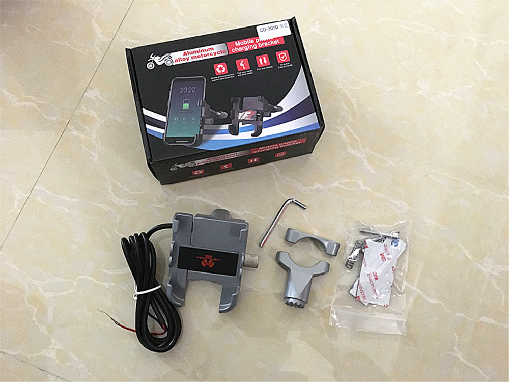 1224V-2A-Adjustable-Motorcycle-Phone-Holder-USB-Charger-Anti-corrosion-MirrorHandlebar-1458010