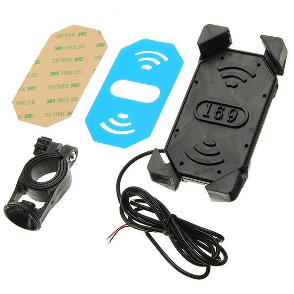 12V-35-60inch-Phone-GPS-USB-Rechargeable-Holder-For-Electric-Car-Motorcycle-Bike-Scooter-1104504