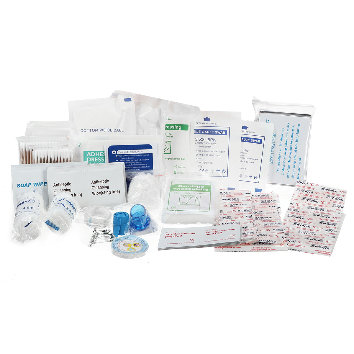 180PCS-30-Item-First-Aid-Kit-Medical-Bag-Emergency-Survival-for-Car-Sport-Travel-1816950