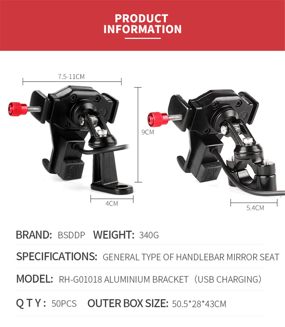 360-Rotating-Motorcycle-USB-Charger-Cell-Phone-Stand-Holder-GPS-Navigator-1432247
