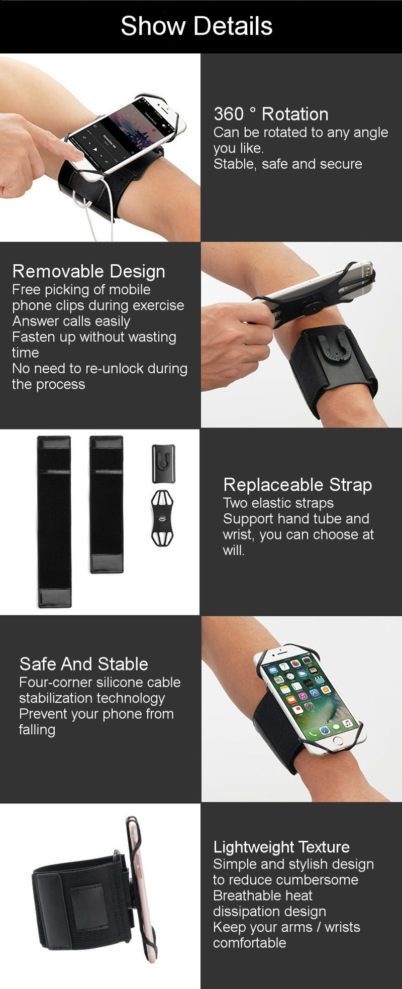 4-65-Inch-360deg-Rotation-Arm-Phone-Holder-Adjustable-Motorcycle-Riding-Outdoor-Sports-Hanging-1618456