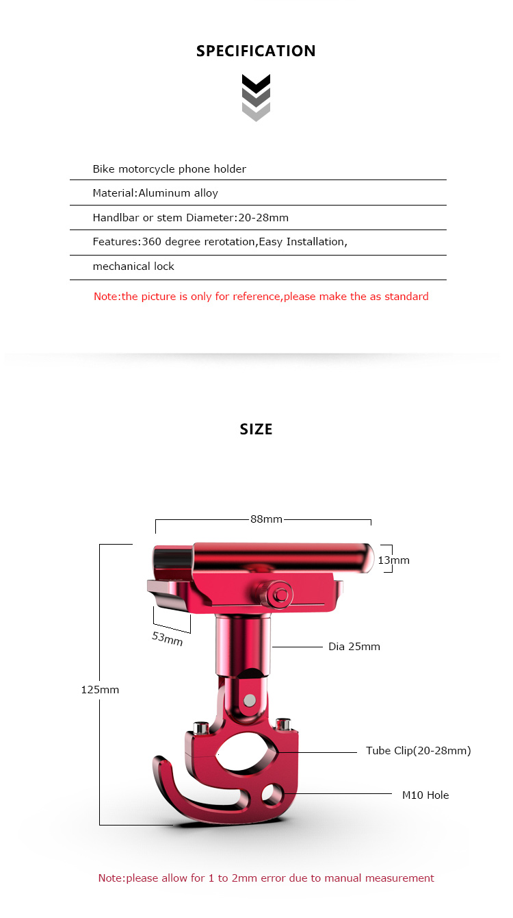 4-65inch-Aluminum-Adjustable-Universal-Motorcycle-Cycling-Bicycle-Bike-Handlebar-Mobile-Cell-Phone-H-1703657