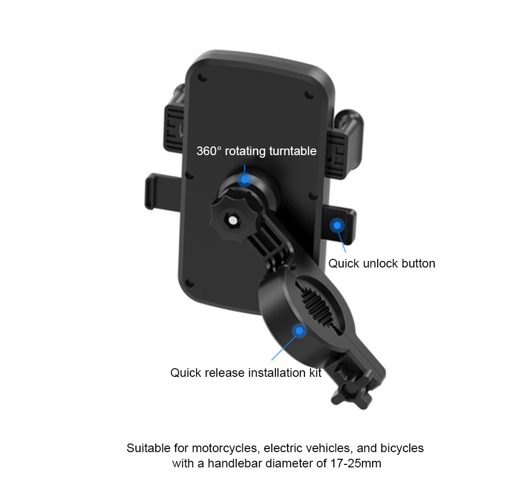 47-65quot-Mobile-Phone-GPS-Holder-Quick-Lock-Anti-Skid-Shockproof-Universal-For-Motorcycle-Bicycles--1806828