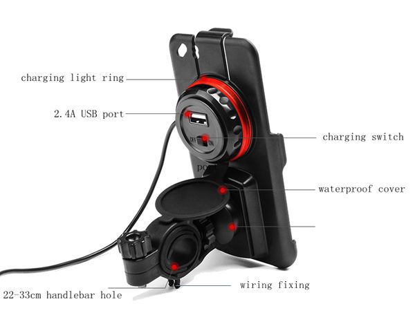 47-inch-Phone-GPS-Holder-USB-Rechargeable-Waterproof-Bracket-W-Compass-For-Electric-Car-Motorcycle-1139661