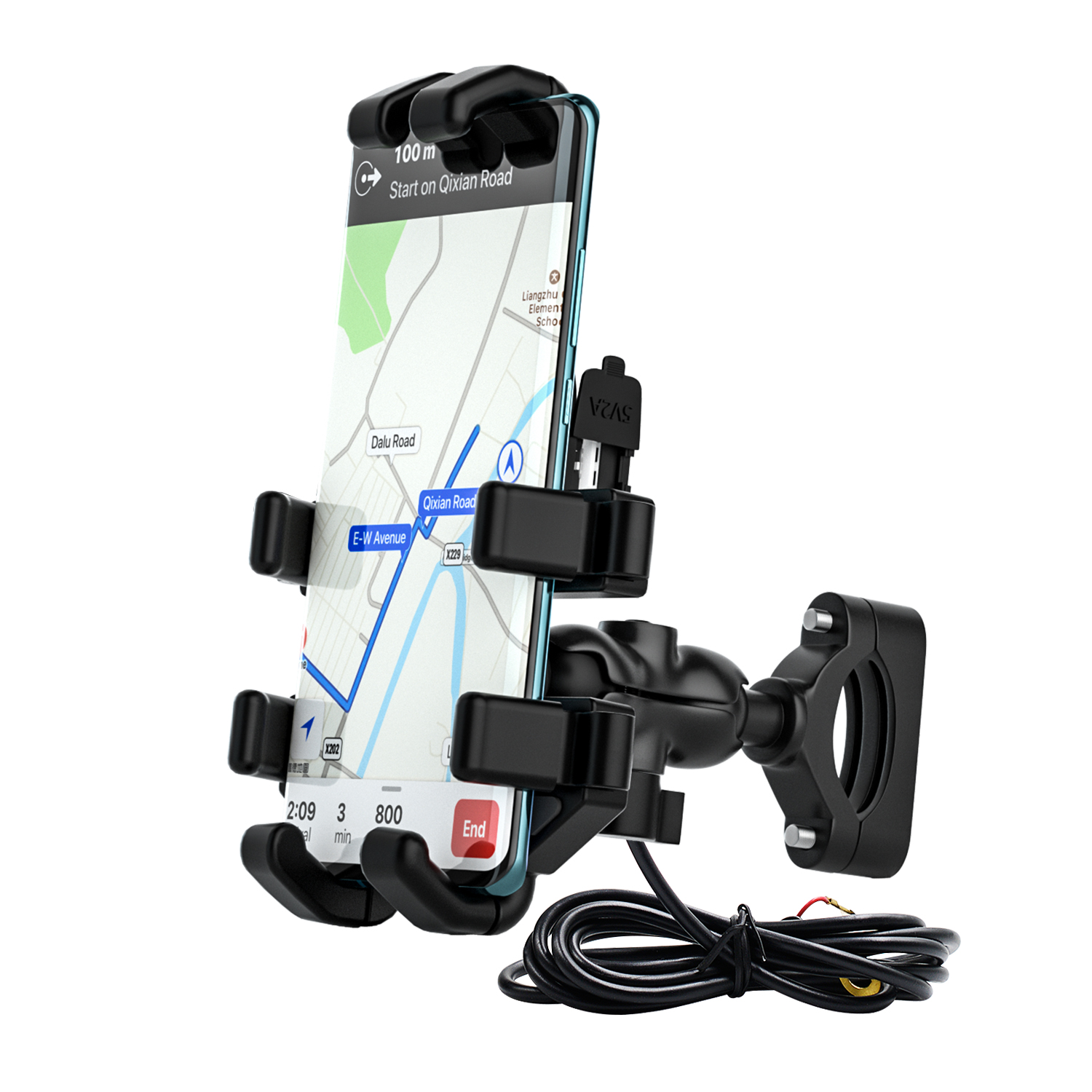 5V-2A-Aluminum-Alloy-Phone-Holder-Mirror-Handlebar-For-Motorcycle-Octopus-Stand-Mobile-1726881