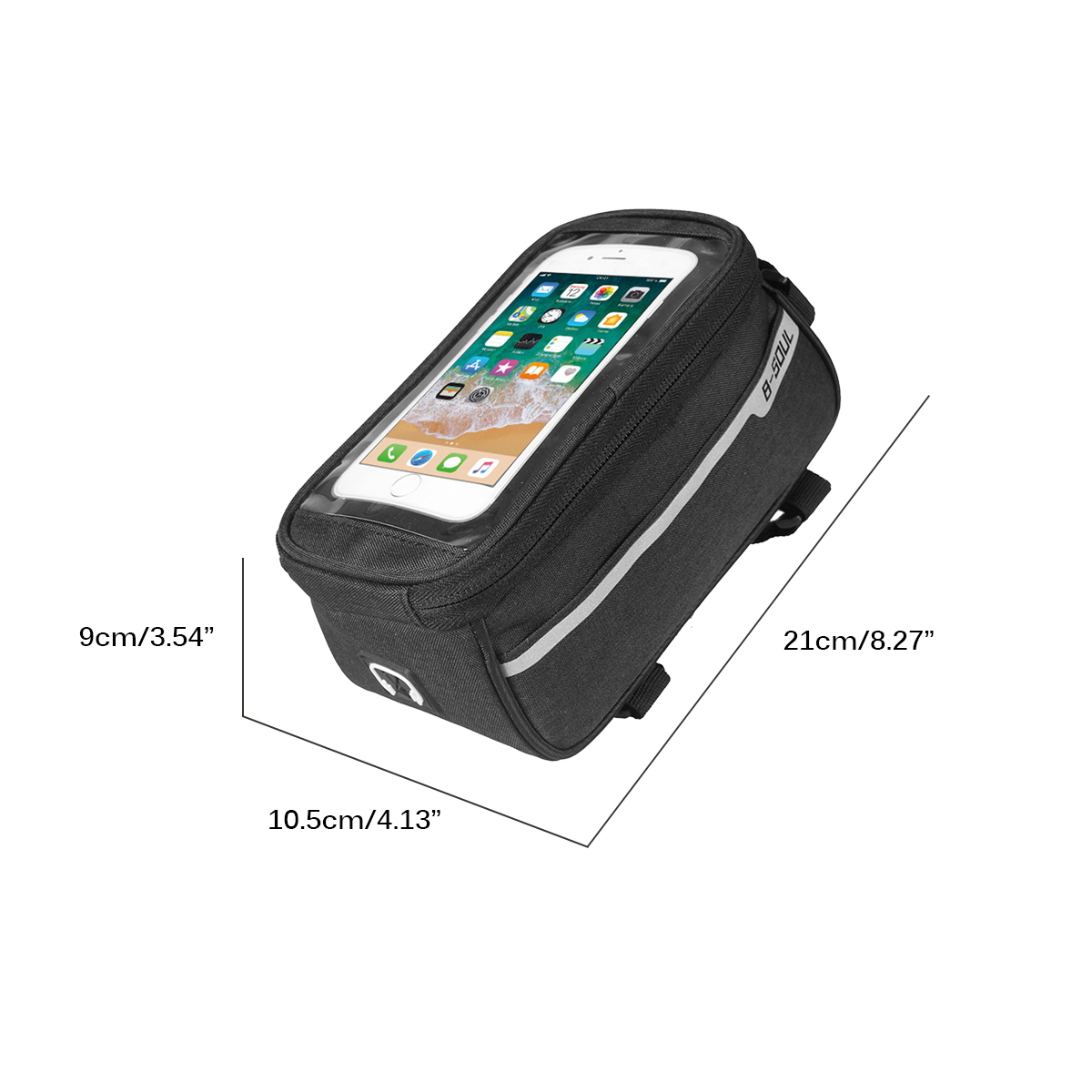 60-Inch-Waterproof-Phone-Bag-Case-For-Motorcycle-Riding-Bicycle-Cyling-Handlebar-Frame-Front-Tube-Ac-1703362