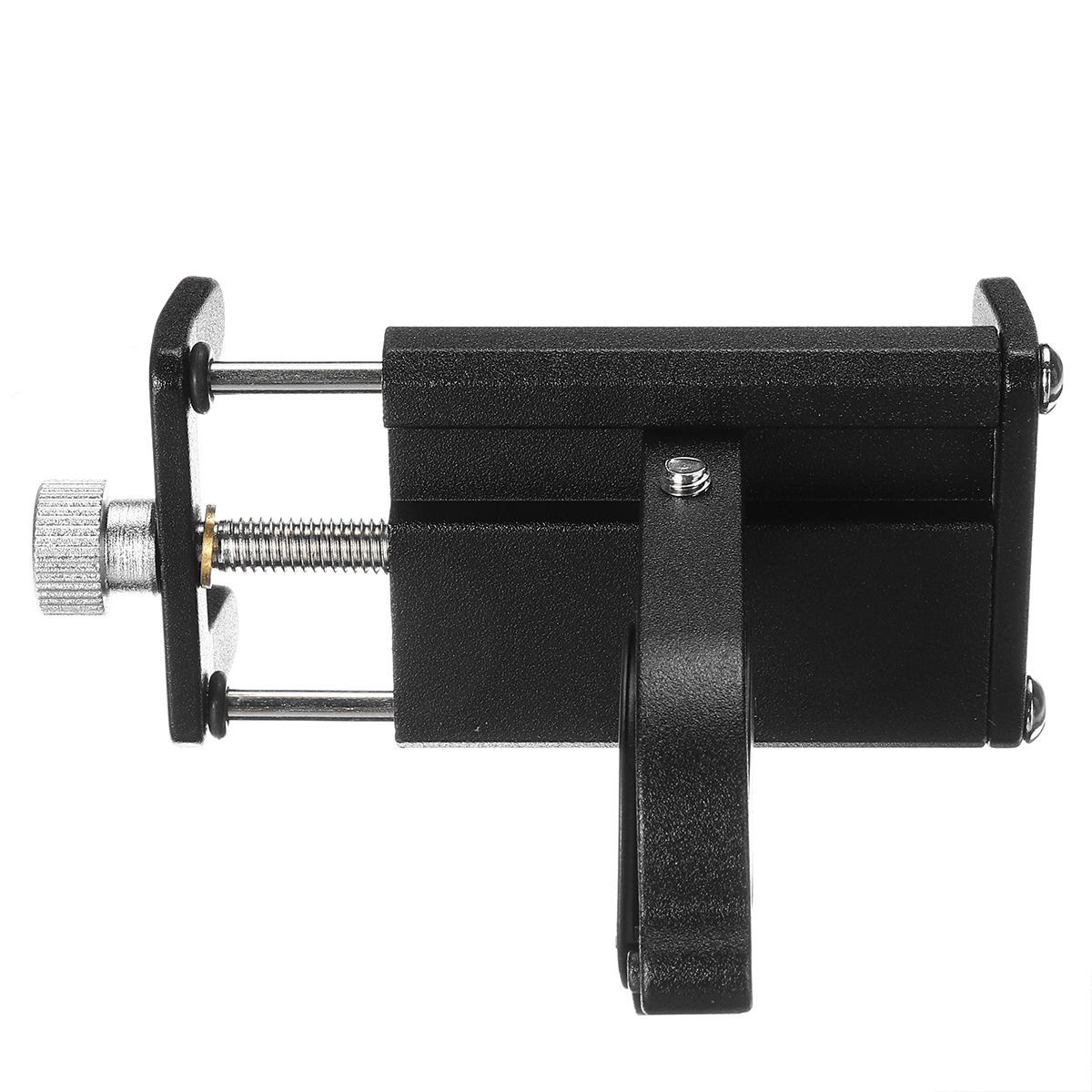 Aluminum-Alloy-Motorcycle-Bike-Bicycle-Phone-Holder-Mount-Handlebar-BlackSilver-1472536