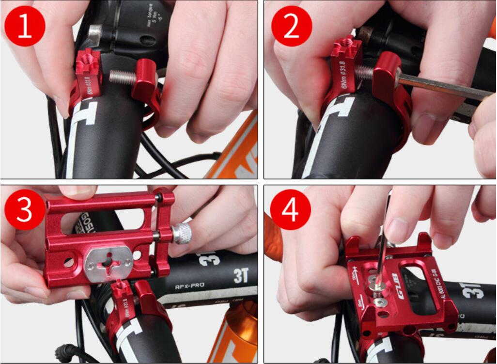 Aluminum-Bike-Motorcycle-Phone-GPS-Holder-Handbar-Clip-Stand-Mount-Bracket-Universal-1175543