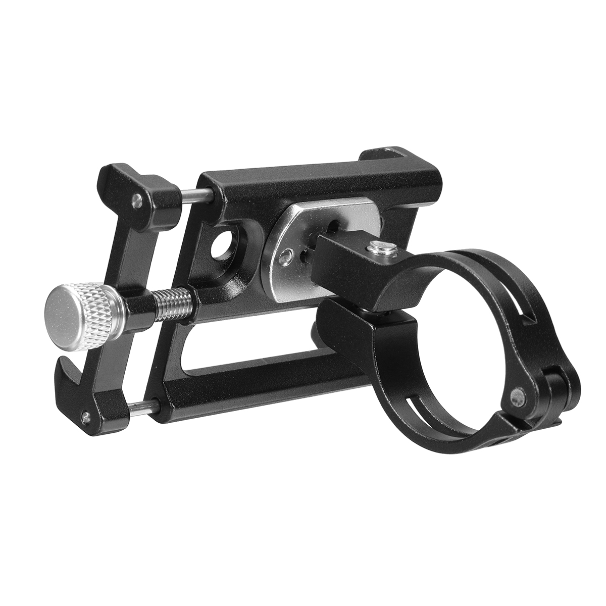 Aluminum-Bike-Motorcycle-Phone-GPS-Holder-Handbar-Clip-Stand-Mount-Bracket-Universal-1175543