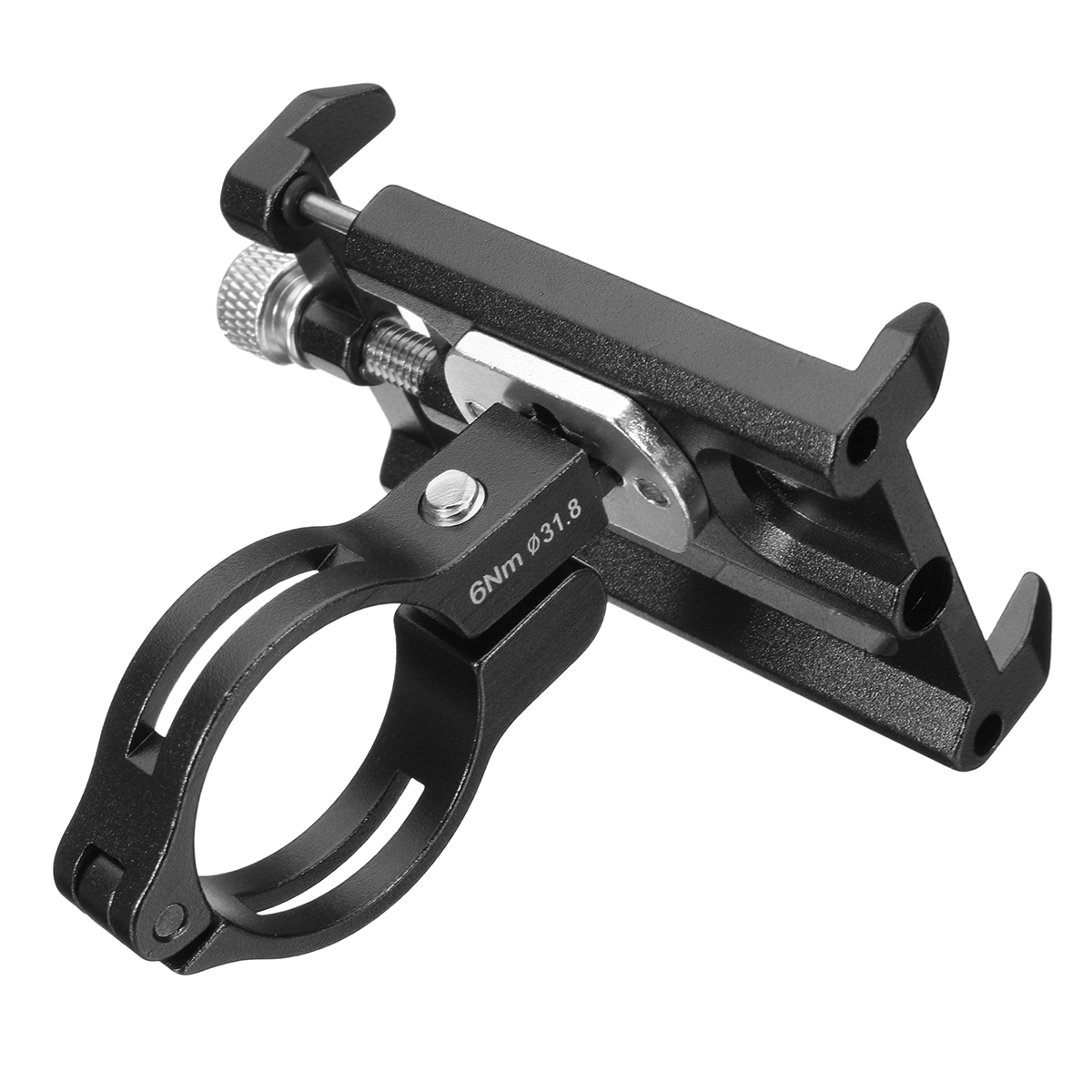 Aluminum-Bike-Motorcycle-Phone-GPS-Holder-Handbar-Clip-Stand-Mount-Bracket-Universal-1175543