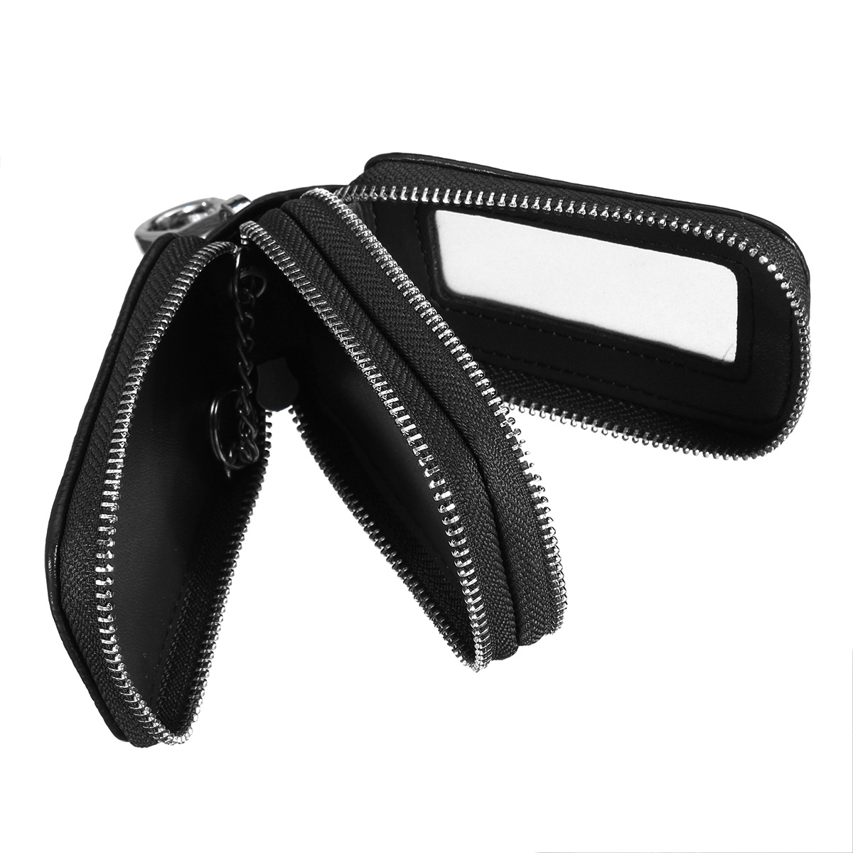 Double-Layers-Keys-Bag-Home-Keys-Holder-PU-Leather-Storage-Organizer-Wallet-Case-1819165