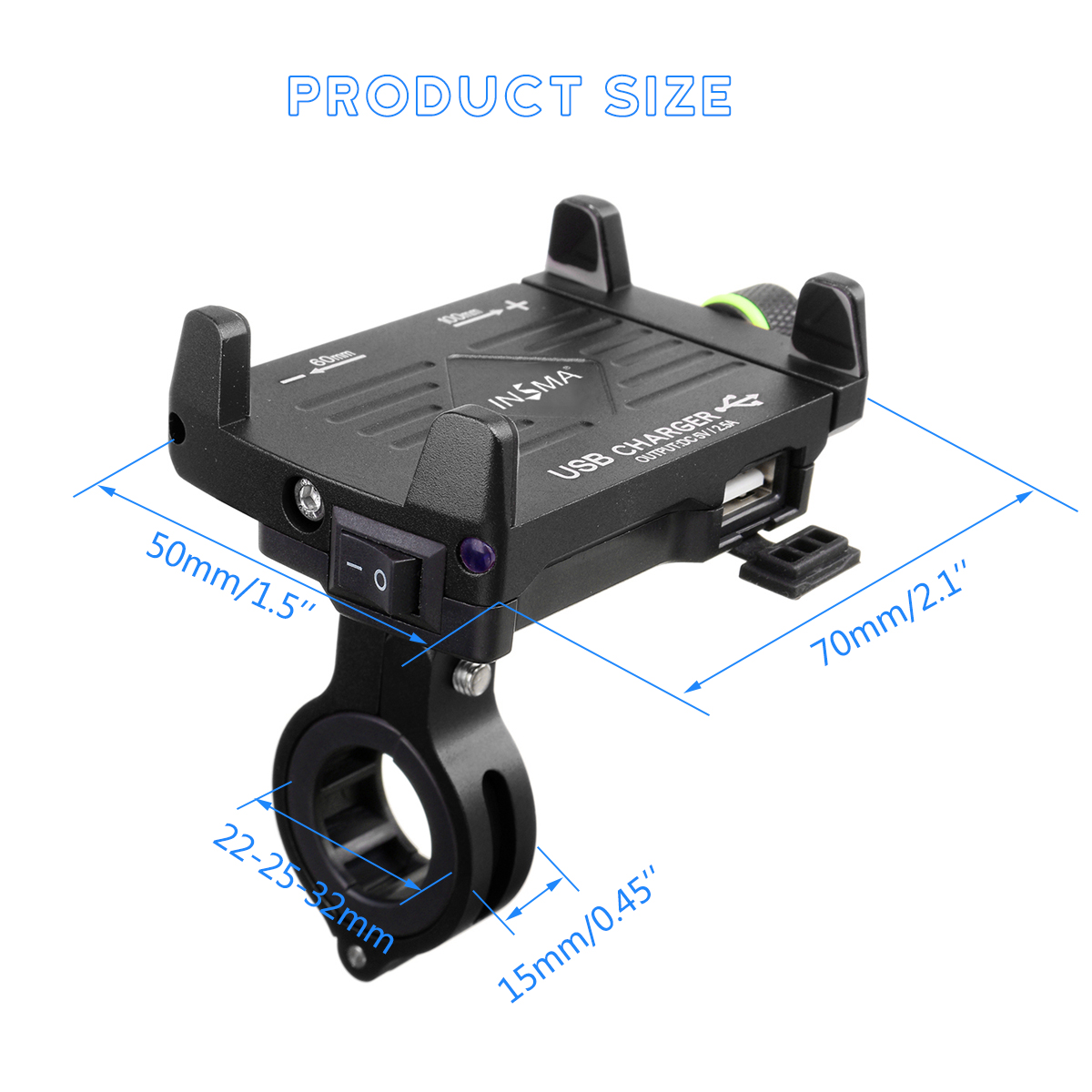 INSMA-25A-Aluminum-USB-Charger-Handlebar-Phone-Holder-Mount-For-Motorcycle-Electric-Mountain-Bike-1479465