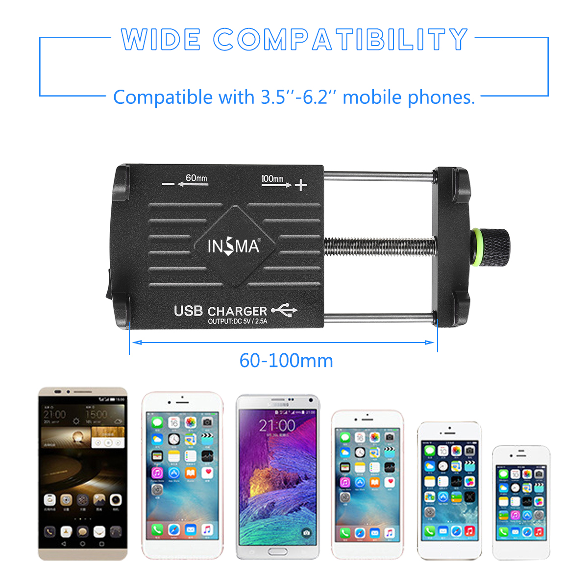 INSMA-25A-Aluminum-USB-Charger-Handlebar-Phone-Holder-Mount-For-Motorcycle-Electric-Mountain-Bike-1479465