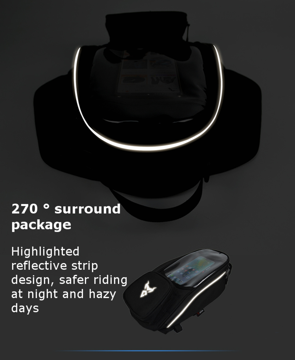 MOTOCENTRIC-Large-Screen-Motorcycle-Fuel-Tank-Package-Mobile-Navigation-Bag-Slung-Shoulder-1623033
