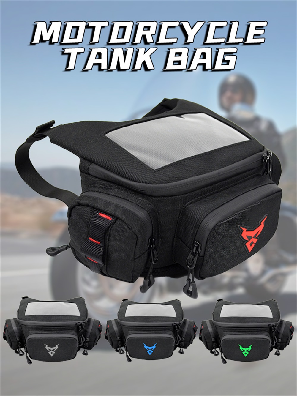 MOTOCENTRIC-Touch-Screen-Navigation-Visible-Motorcycle-Front-Storage-Bag-Waterproof-Oxford-Cloth-Rid-1821041