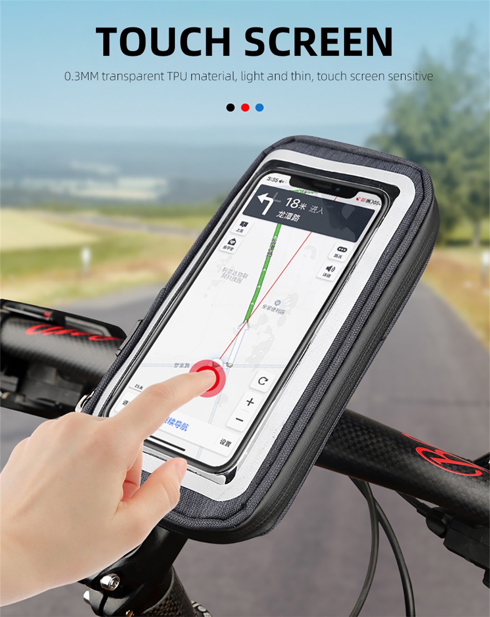 Mobile-Phone-Waterproof-Bag-GPS-Navigation-Bags-Shock-Resistant-for-Motorcylce-Bicycle-Handlebar--Re-1823565