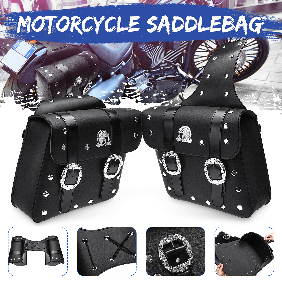 PU-Leather-Motorcycle-Saddlebags-Luggage-Side-Tool-Bag-Black-Left-Right-Pouch-For-Harley-1622763