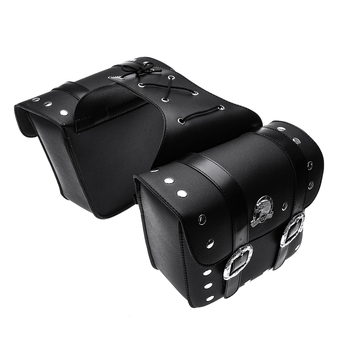 PU-Leather-Motorcycle-Saddlebags-Luggage-Side-Tool-Bag-Black-Left-Right-Pouch-For-Harley-1622763