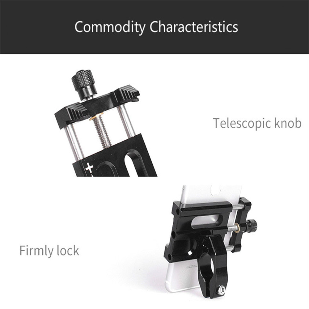 Quelima-Universal-360deg-Rotatable-Motorcycle-22M-Handlebar-Phone-Holder-Anti-theft-1379299