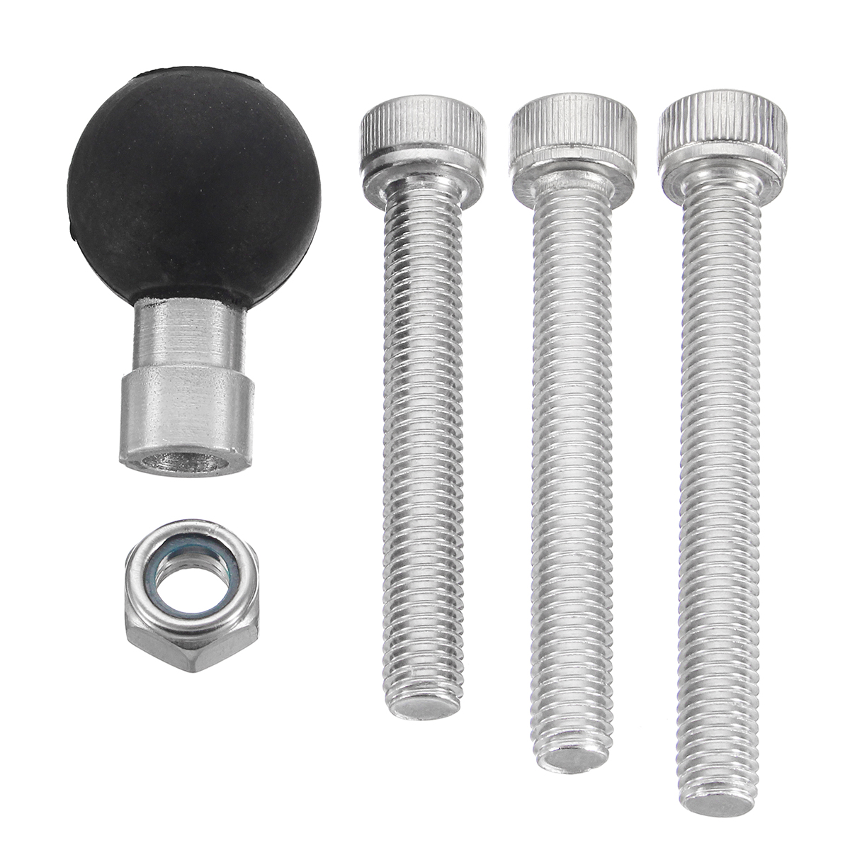 RAM-RAM-B-367U-Motorcycle-Handlebar-Clamp-Base-With-1inch-Ball--M8-Screws-Kit-Sets-1474525