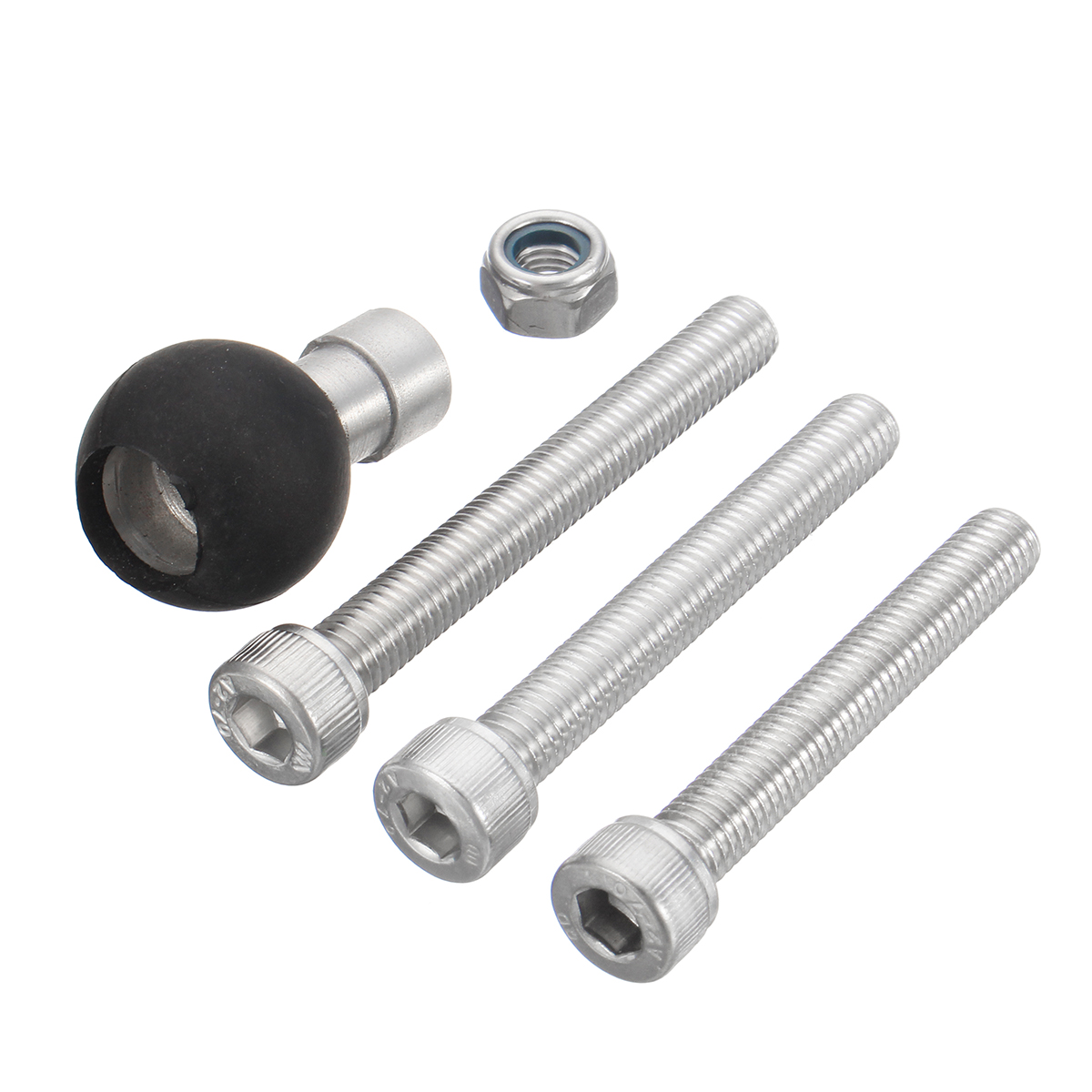 RAM-RAM-B-367U-Motorcycle-Handlebar-Clamp-Base-With-1inch-Ball--M8-Screws-Kit-Sets-1474525