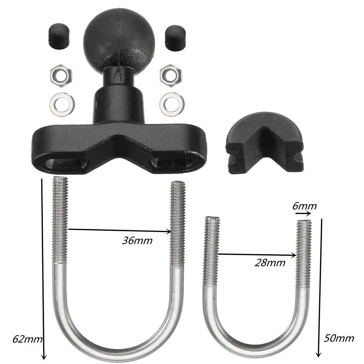 U-Bolt-Phone-GPS-Base-1-inch-Ball-For-34inch-1-14inch-Motorcycle-Bike-Handlebar-Mount-1189780