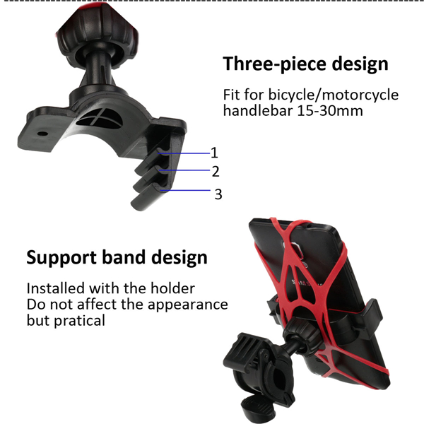 Universal-Motorcycle-Bike-Handlebar-Mount-Holder-Band-For-Cell-Phone-991397