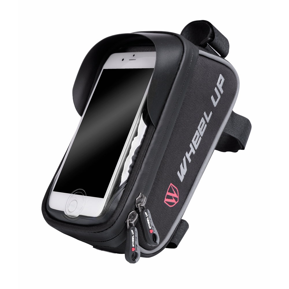 WHEEL-UP-6inch-Front-Fingerprint-Unlock-Bag-Waterproof-Touch-Sceen-Phone-Holder-Bags-Tube-Pocket-1370887