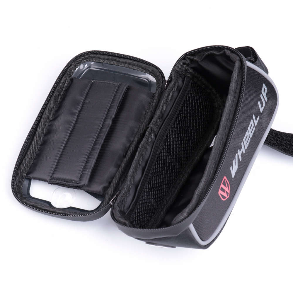 WHEEL-UP-6inch-Front-Fingerprint-Unlock-Bag-Waterproof-Touch-Sceen-Phone-Holder-Bags-Tube-Pocket-1370887