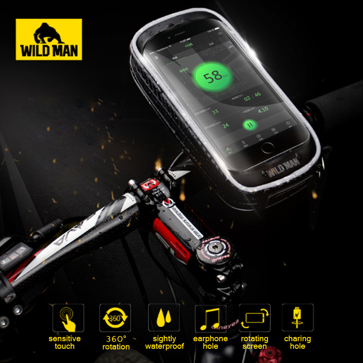 Waterproof-Touch-Screen-Phone-Pouch-Bag-Motorcycle-Cycling-Bike-Handlebar-Tube-Mount-Rotatable-1496469