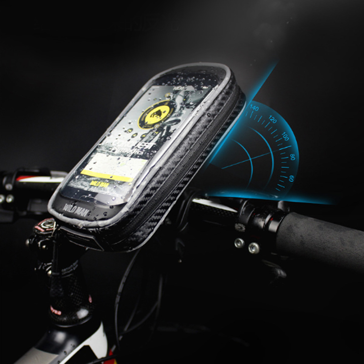 Waterproof-Touch-Screen-Phone-Pouch-Bag-Motorcycle-Cycling-Bike-Handlebar-Tube-Mount-Rotatable-1496469