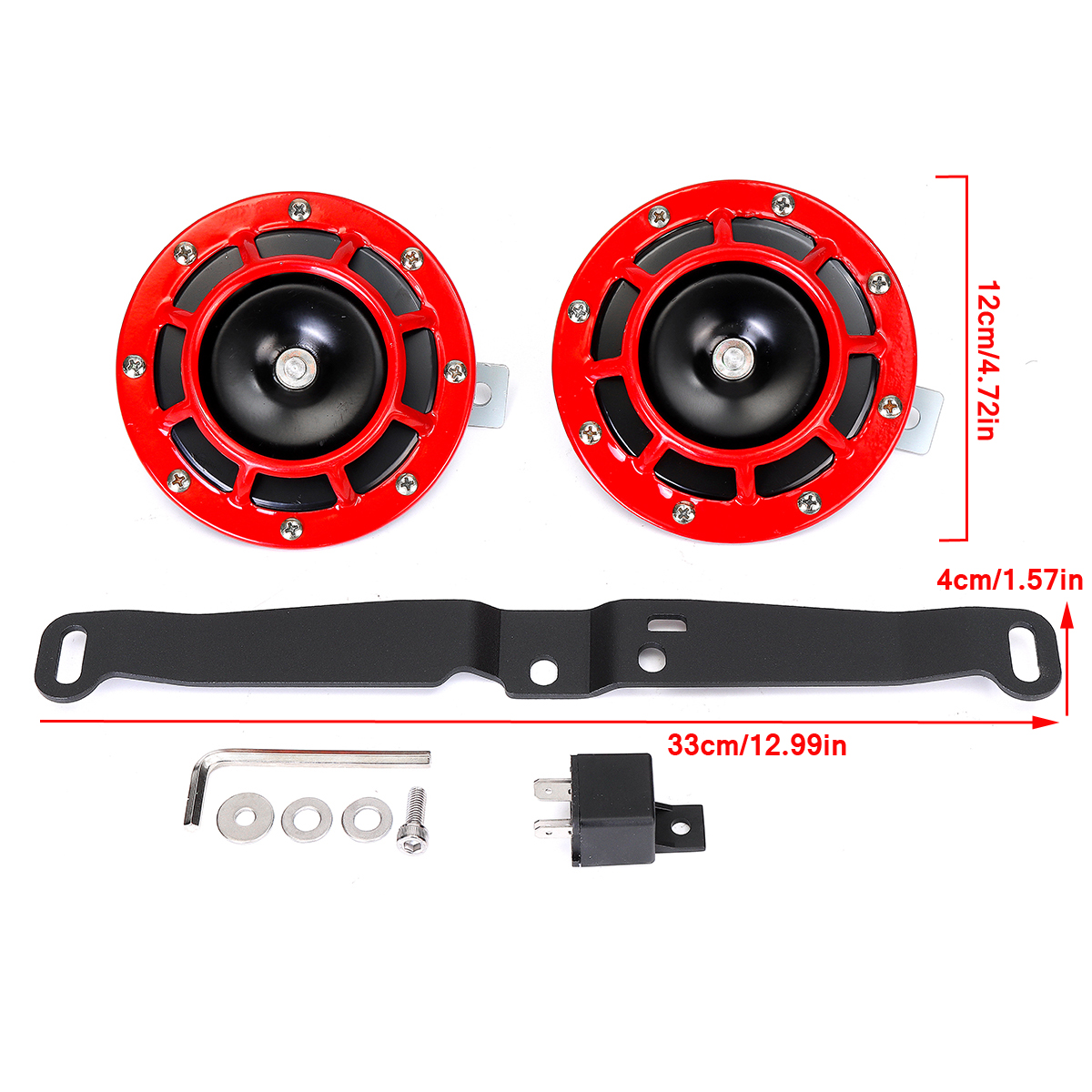 12V-139dB-Grill-Mount-Super-Loud-Horn-Compact-Electric-Blast-Tone-Kit-for-SUBARU-Impreza-WRX-STi-BRZ-1470185