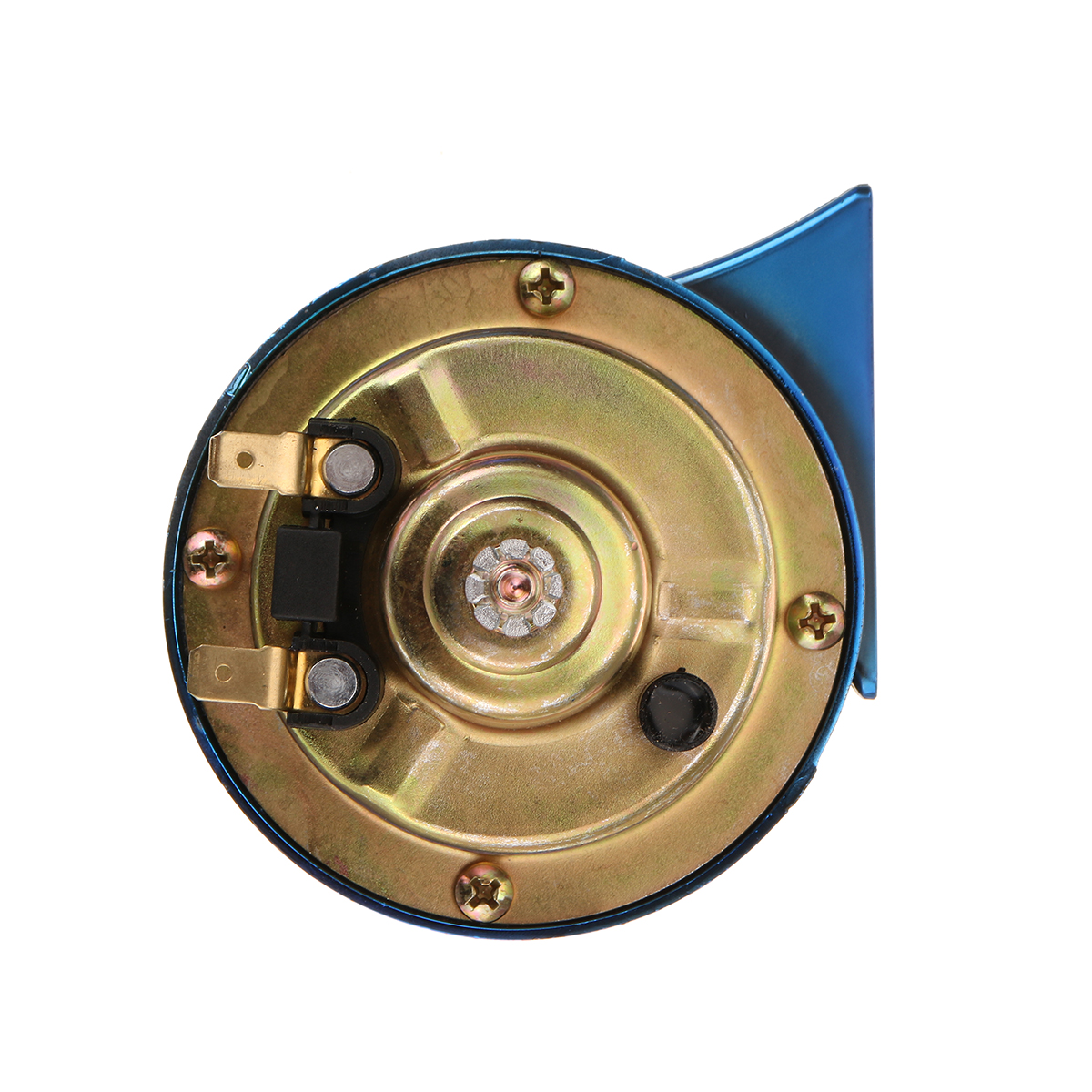 400dB-Electric-Snail-Horns-RedPurpleBlueSilverGold-Pair-For-12V-Cars-1740367