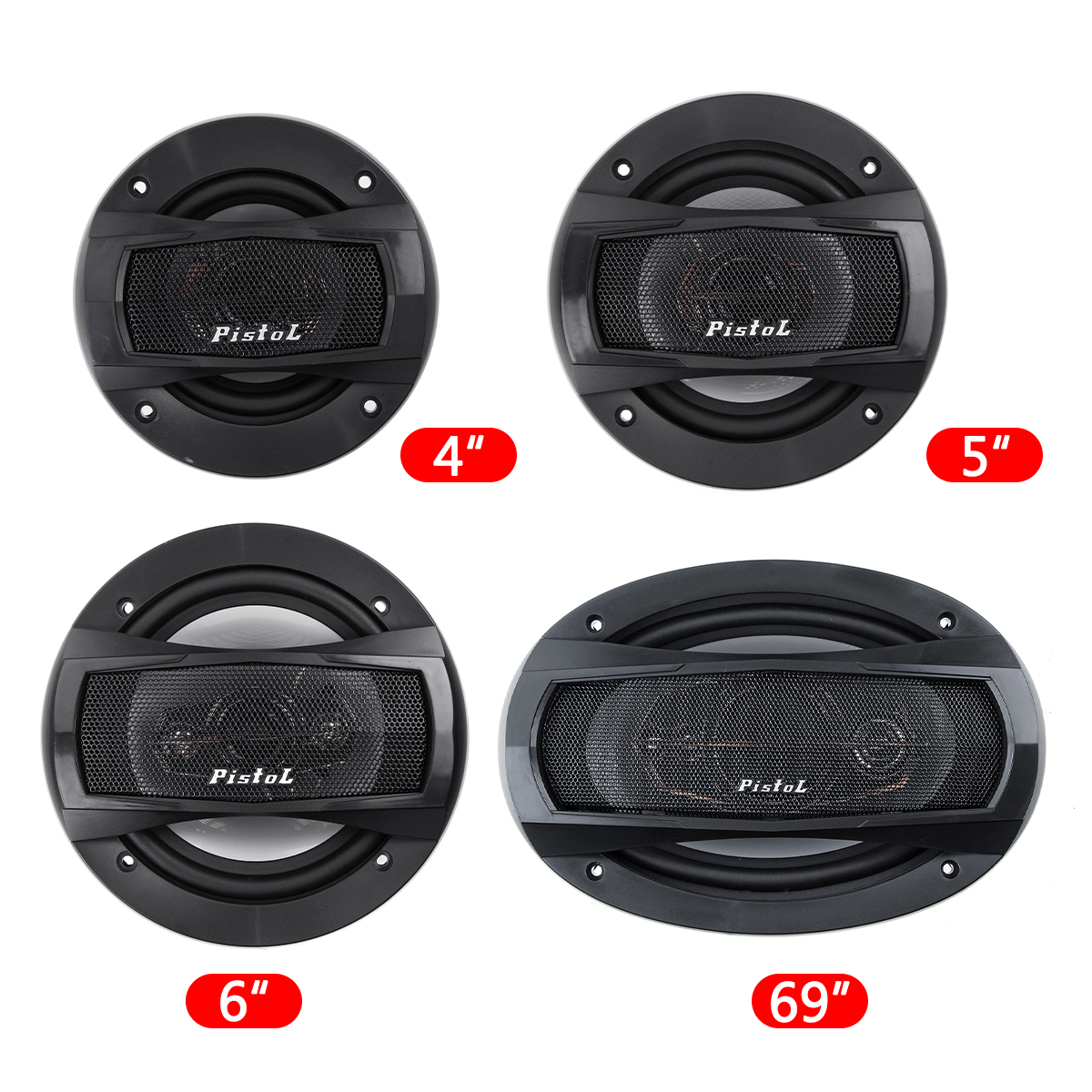 TS-A1095S-4quot-5quot6quot69quot-Car-Hi-Fi-Coaxial-Speaker-Vehicle-Door-Auto-Audio-Music-1499280
