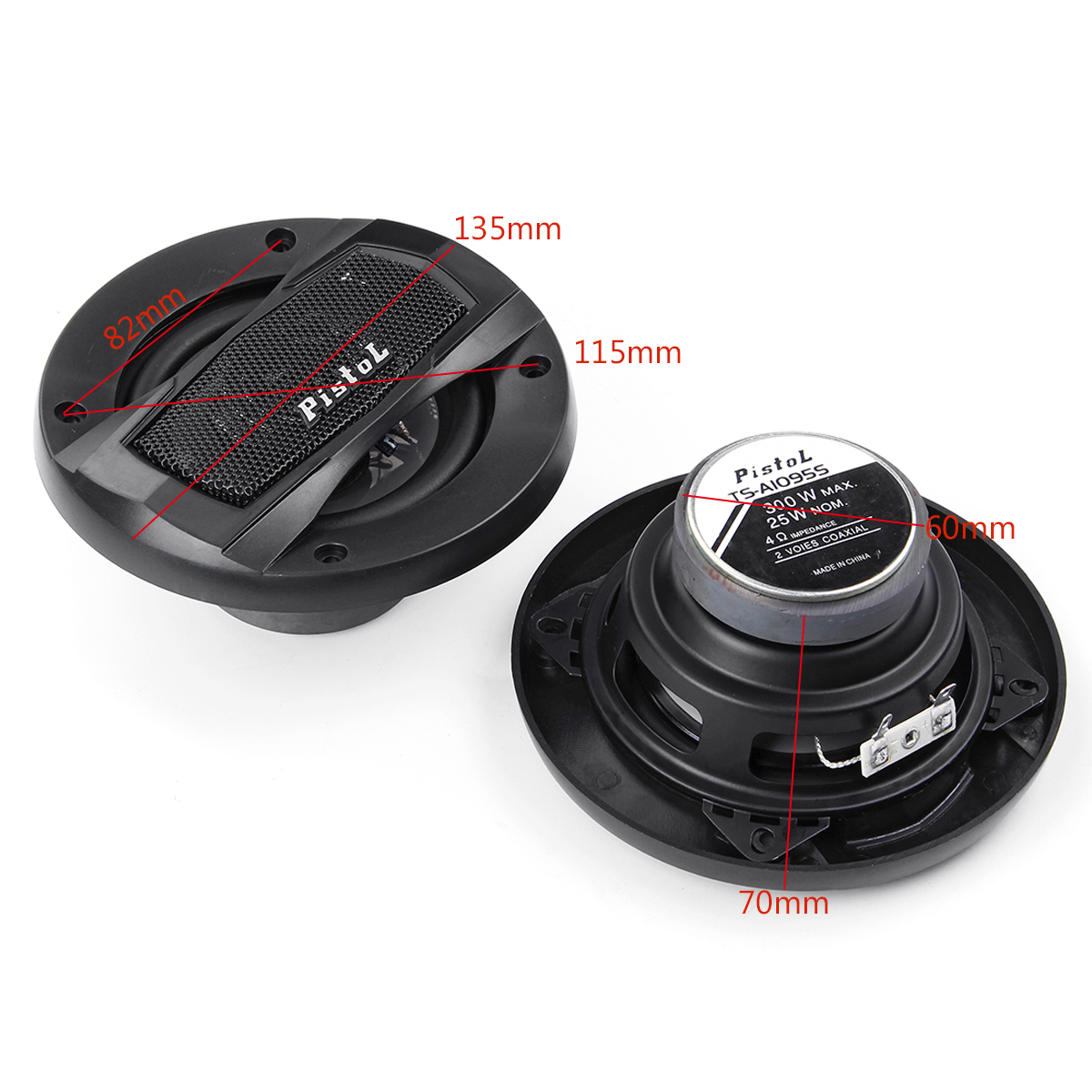 TS-A1095S-4quot-5quot6quot69quot-Car-Hi-Fi-Coaxial-Speaker-Vehicle-Door-Auto-Audio-Music-1499280