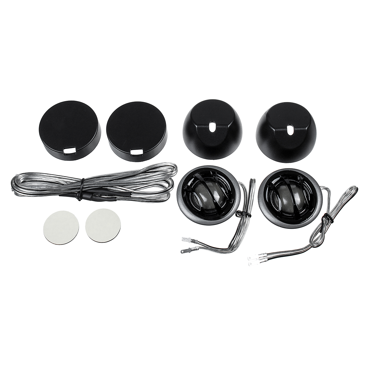 Universal-Car-Stereo-Speaker-Music-Audio-Soft-Dome-Balanced-Lound-Tweeters-Horn-25W-130W-1570189