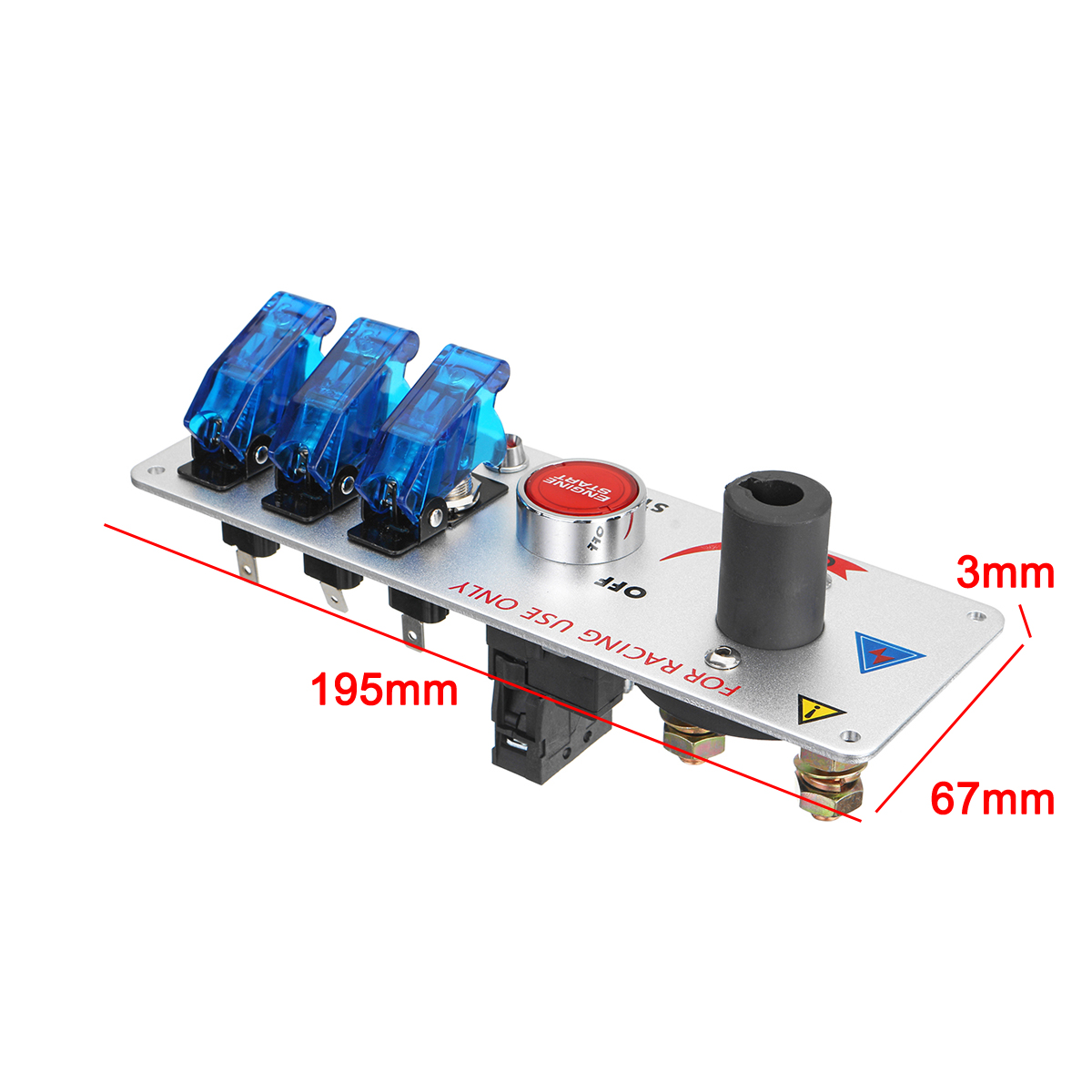 12V-Auto-LED-Toggle-Ignition-Switch-Panel-Racing-Vehicle-Engine-Start-Push-Set-1574444
