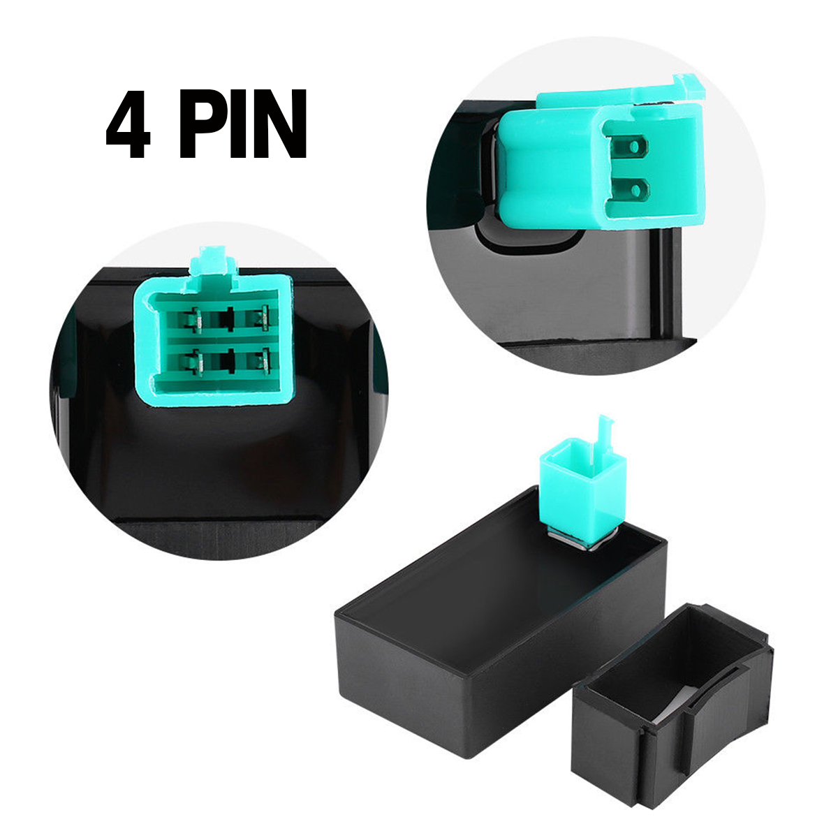 3PCS-DC-CDI-Ignition-Coil-Wiring-Loom-Harness-For-GY6-50-90-110-CC-Go-Kart-ATV-1770777