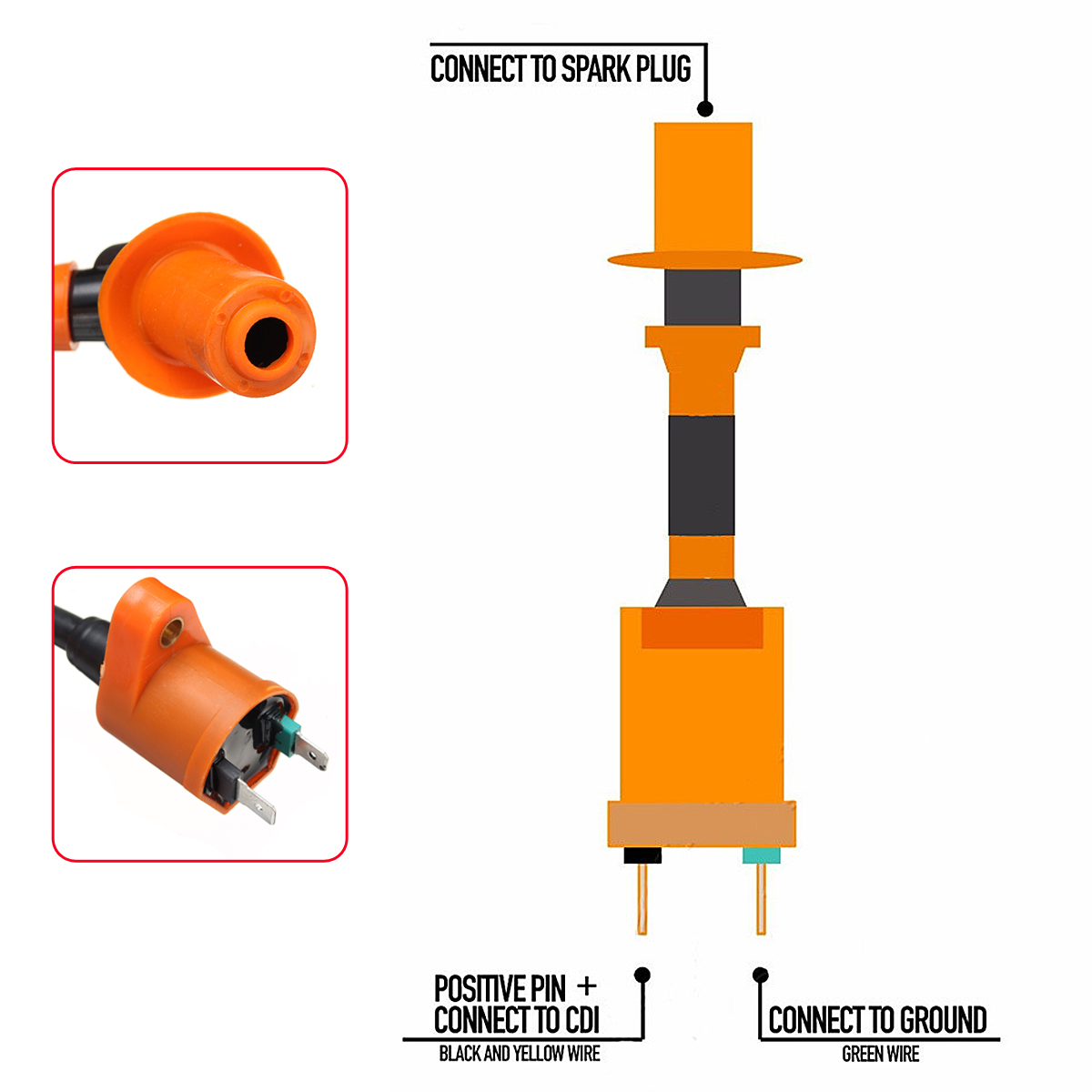 6-Pin-Racing-AC-CDI-BoxIgnition-Coil-Air-Filter-For-GY6-50-150cc-Moped-Scooter-1337780