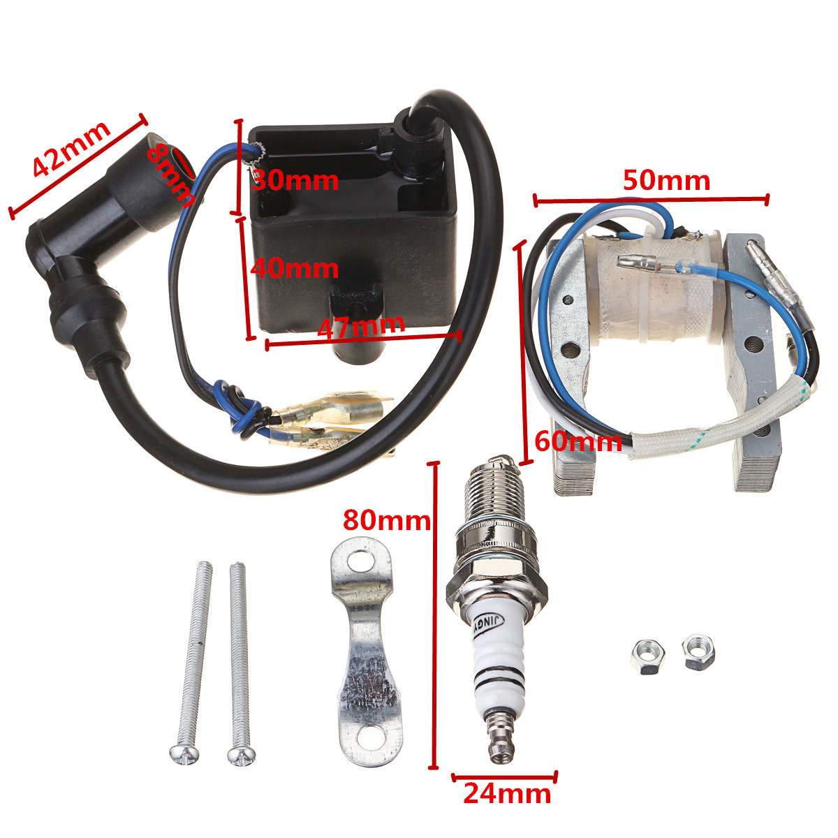 CDI-Ignition-Coil-Magneto-For-Motorized-49cc-66cc-80cc-Engine-Bicycle-Spark-Plug-1195045