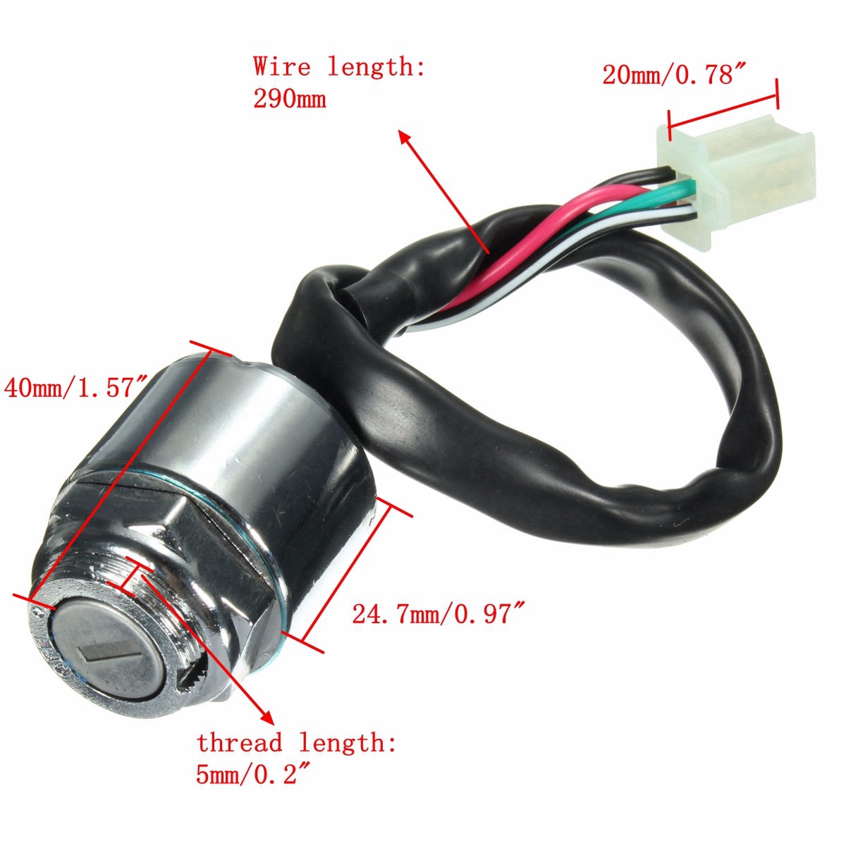 Ignition-Barrel-Key-Switch-2-Keys-4-Pin-Block-Connector-For-ATV-Mini-Moto-Dirt-Bike-Buggy-1048922