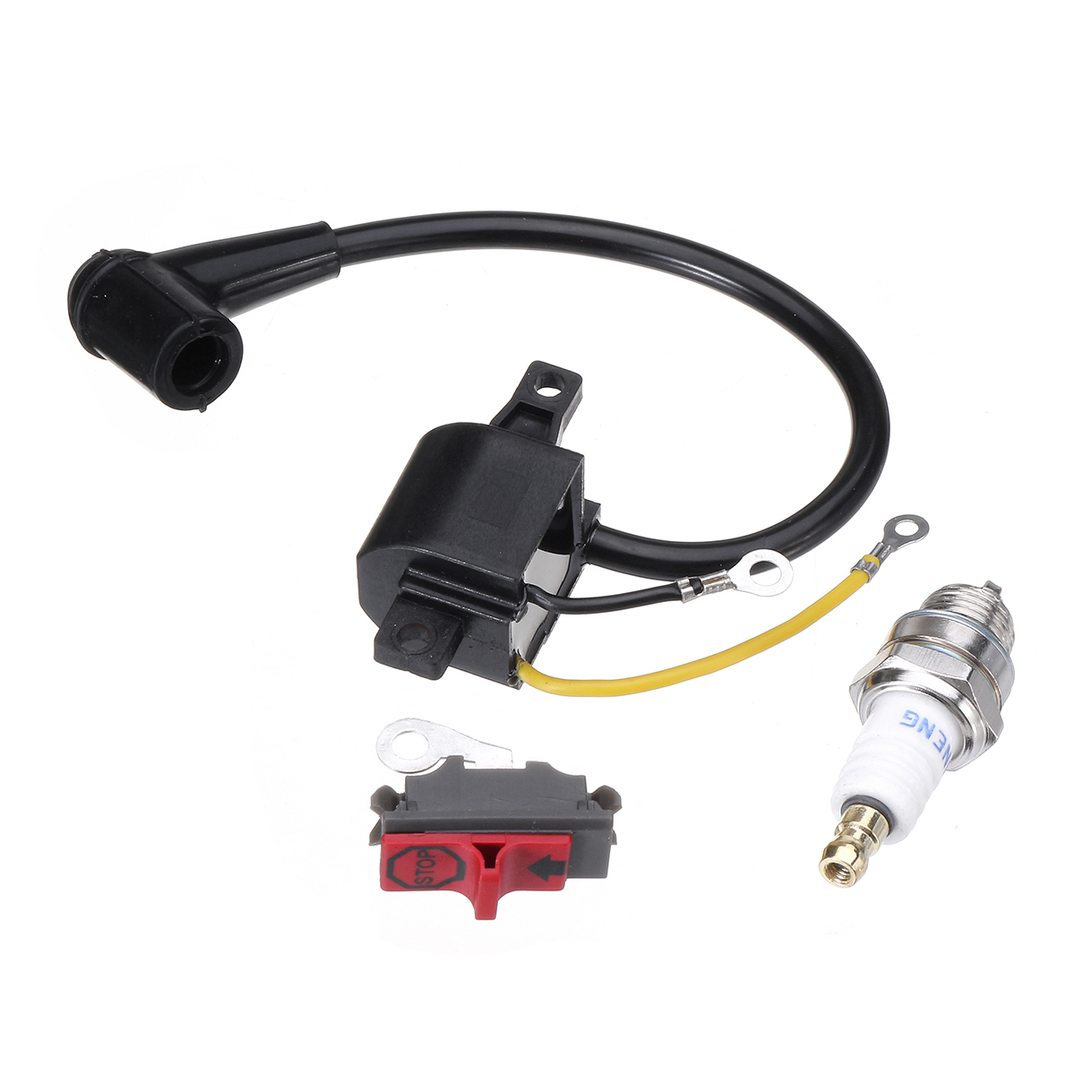 Ignition-Coil-Fit-Husqvarna-266-61-66-162-Jonsered-670-630-Chainsaw-Old-Type-OEM-1422840