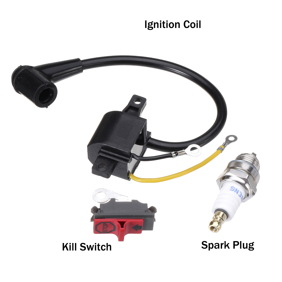 Ignition-Coil-Fit-Husqvarna-266-61-66-162-Jonsered-670-630-Chainsaw-Old-Type-OEM-1422840