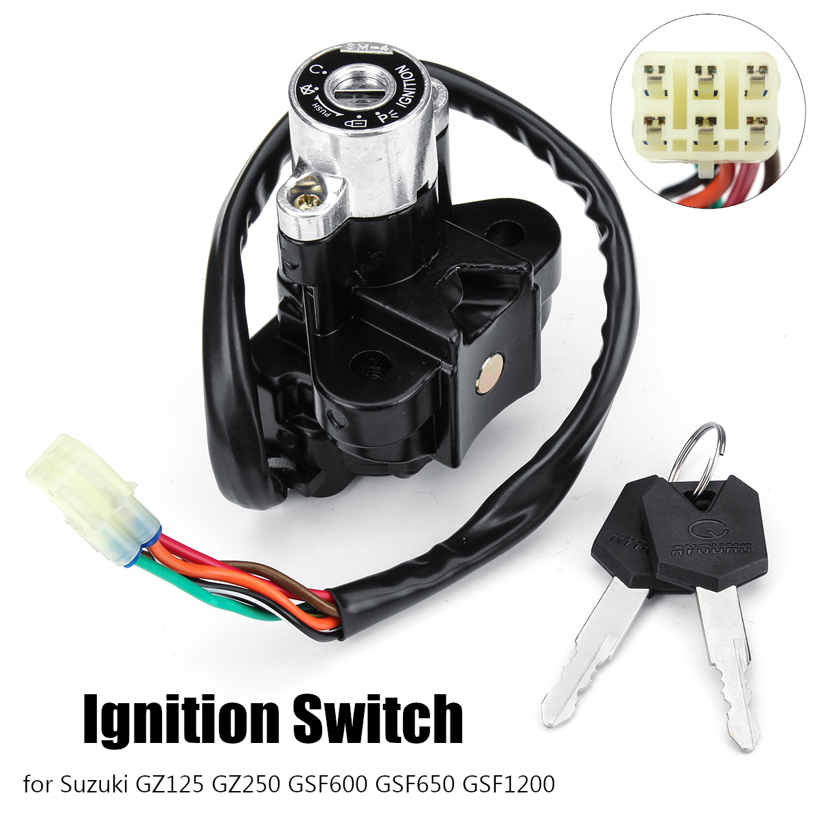 Ignition-Starter-Switch-Lock-With-Keys-For-Suzuki-GZ125-GZ250-GSF600-GSF650-GSF1200-1357575