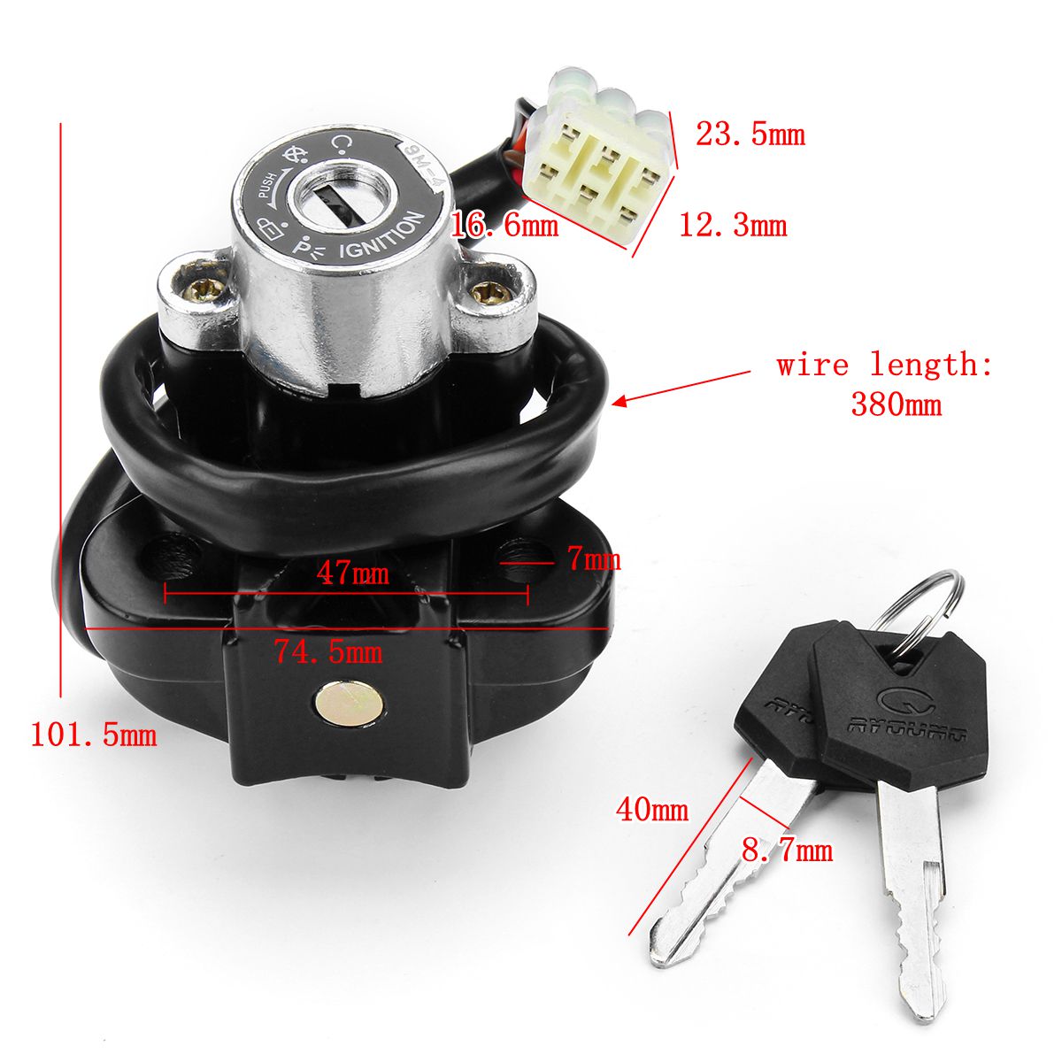 Ignition-Starter-Switch-Lock-With-Keys-For-Suzuki-GZ125-GZ250-GSF600-GSF650-GSF1200-1357575